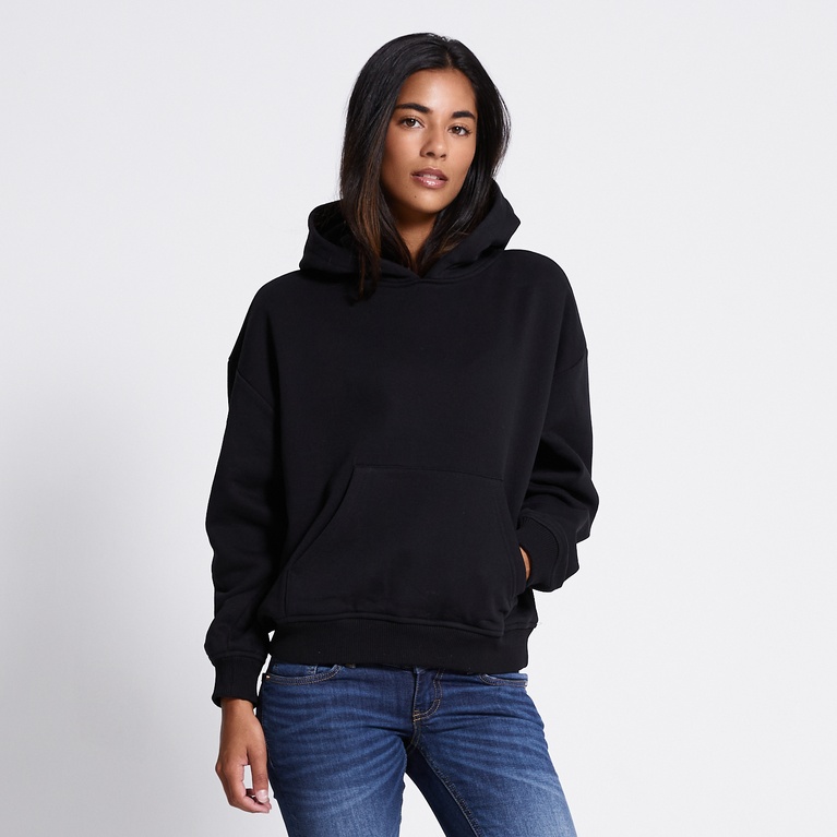 Heavy hoodie "Hilma" Black